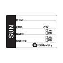 Label - Durable 49 x 75mm - Prep Sunday, r250