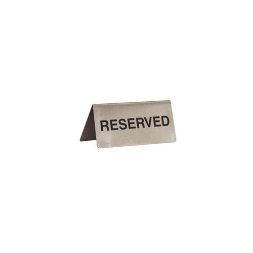 Reserve Sign - S/Steel - A Frame