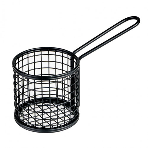 Mini Fry Basket - Round - Black