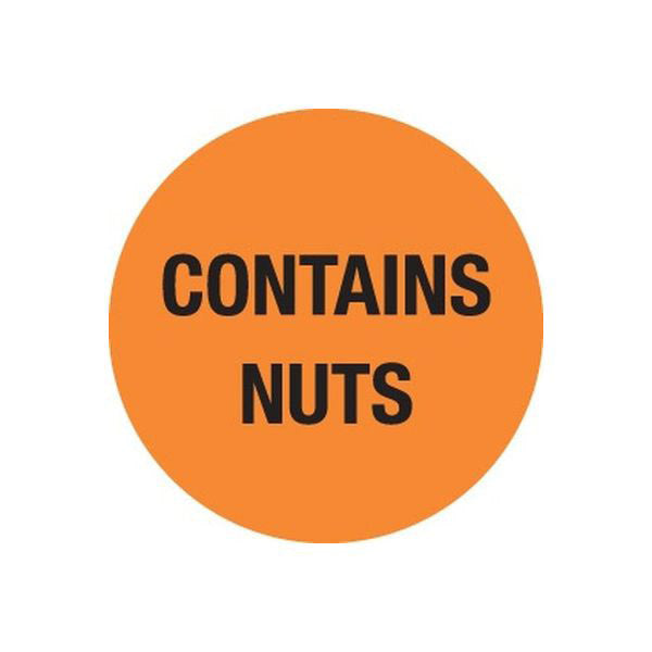 Label - Food Advisory - Contains Nuts