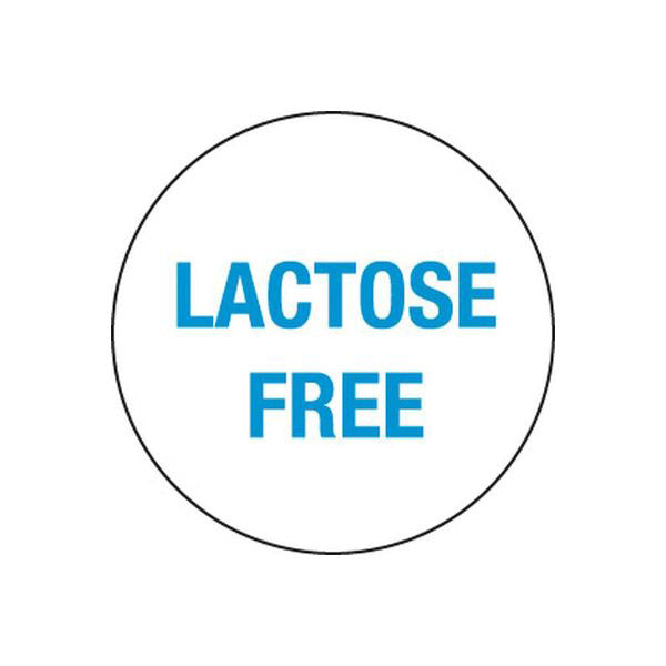 Label - Food Advisory - Lactose Free