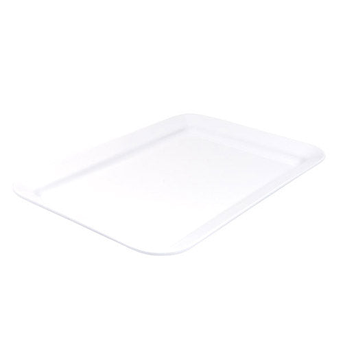 Melamine - Rect Platter w/wide rim - 450x300mm - White