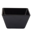 Melamine - Square Bowl - 130mm - Black