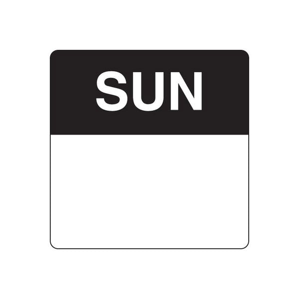 Labels - Removable - 40mm Square - Sun, roll 500