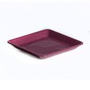 Square Sandwich Plate 140mm Burgundy