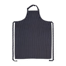 Apron - Navy/White Chalkstripe - Bib - Large