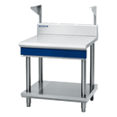 Blue Seal 900mm Bench Top w/ Salamander Support - Leg Stand