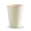 8oz Double Wall Biocup - White, c1000