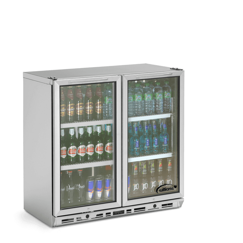 Bottle Cooler - 2 Door S/S Bottle Cooler