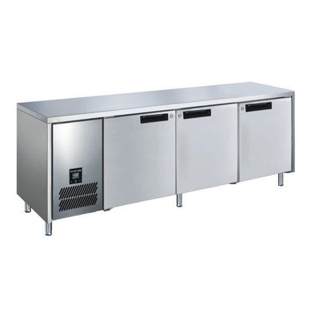 Glacian Underbar Slimline Freezer 2 Door 1420w x 660d x 850h