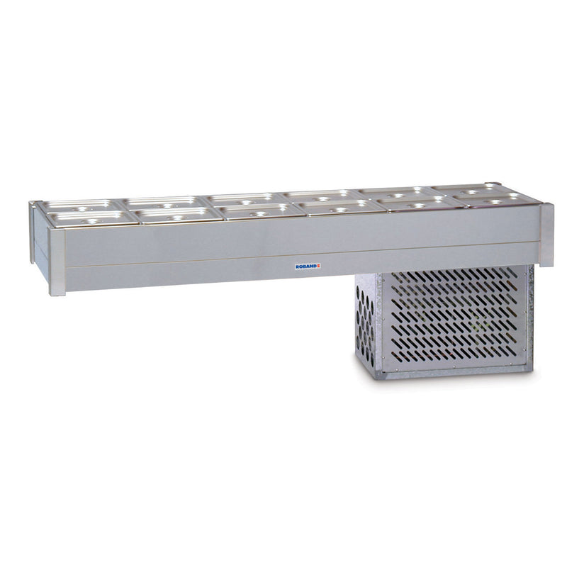 Roband Refrigerated Bain Marie - 12 x 1/2 Size - Double row