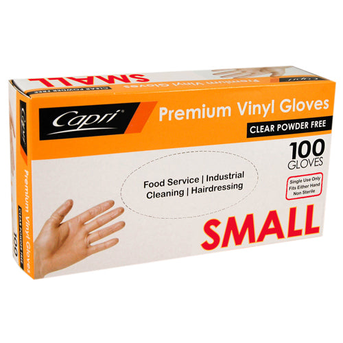 Glove - Clear - Powder Free - Small, p100