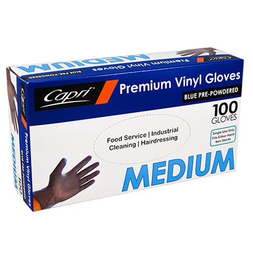 Glove - Blue - Powdered - Med, p100