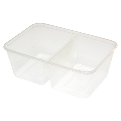 Takeaway Container - Rect. - 800ml - 2 Comp, s50