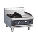 Cobra 600mm Gas Cooktop Bench Model - 2 Open Burner, 300mm Griddle Plate RHS
