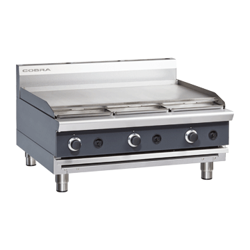 Cobra 900mm Gas Cooktop Bench Model - Griddle Plate