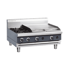 Cobra 900mm Gas Cooktop Bench Model - 2 Open Burner, 600mm Griddle Plate RHS
