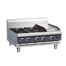 Cobra 900mm Gas Cooktop Bench Model - 4 Open Burner, 300mm Griddle Plate RHS