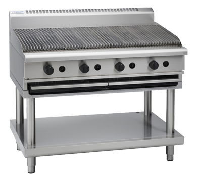 Waldorf 1200mm Gas Chargrill Low Back Leg Stand