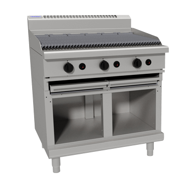 Waldorf 900mm Gas Chargrill Low Back Cabinet Base