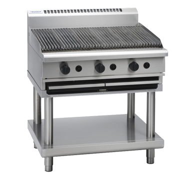 Waldorf 900mm Gas Chargrill Low Back Leg Stand