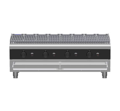 Waldorf Bold 1200mm Gas Chargrill Low Back Bench Model