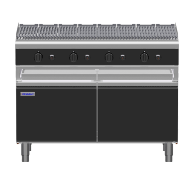 Waldorf Bold 1200mm Gas Chargrill Low Back Cabinet Base