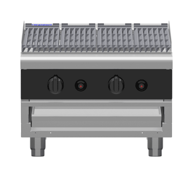 Waldorf Bold 600mm Gas Chargrill Low Back Bench Model