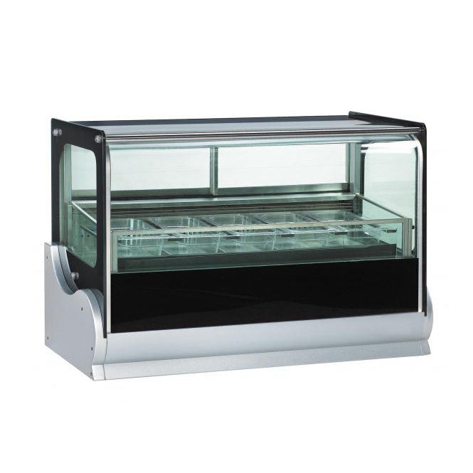 Anvil Countertop Showcase Freezer 190Lt 1200x540x790