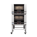 Turbofan Digital Electric Convection Oven, 2 x E27D3 double stacked with adjustable feet base stand