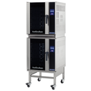 Turbofan Electric Convection Oven, 2 x E33T5 double stacked with castor base stand