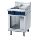 Blue Seal 600mm Electric Cooktop Cabinet Base (excl Racking Kit) - 2 x 2.4kW Open Burners 300mm Grid