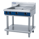 Blue Seal 900mm Electric Cooktop Leg Stand - 2 x 2.4kW Open Burners 600mm Griddle