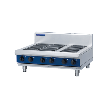 Blue Seal 900mm Electric Cooktop Bench Model - 6 x 2.4kW Open Burners