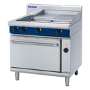 Blue Seal 900mm Electric Range Convection Oven 2/1GN - 2 x 2.4kW Open Burners 600mm Griddle