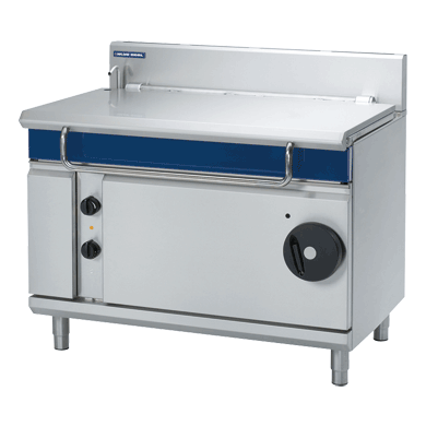 Blue Seal 1200mm Electric Titling - 120L Bratt Pan - Manually Operated