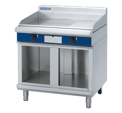 Blue Seal 900mm Electric Griddle Cabinet Base (excl Racking Kit) - 12kW Heating Elements