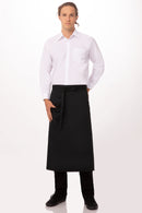 Apron - Black - 3/4 Bistro + Pocket