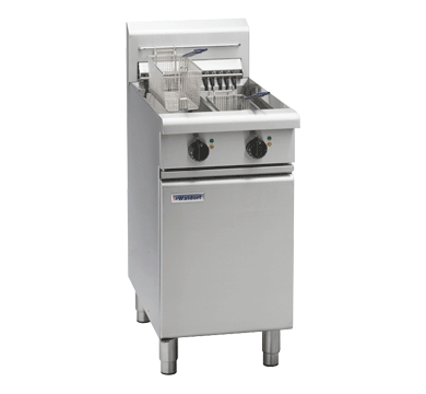 Waldorf Electric Twin Pan Gas Fryer 2 x 12 litre Pans