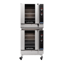 Turbofan Gas Convection oven, 2 x G32D4 double stacked with adjustable feet base stand