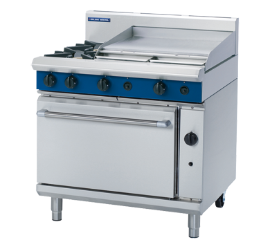 Blue Seal Gas Oven Range, 600 Griddle & 2 Open Burners