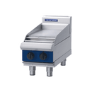 Blue Seal 300mm Gas Cooktop 2 Burner Bench Model - 300mm Griddle 20MJ/Hr