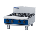 Blue Seal 600mm Gas Cooktop 4 Burner Bench Model - 2B 300mm Griddle 76MJ/Hr