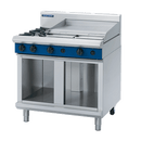 Blue Seal 900mm Gas Cooktop 6 Burner Cabinet Base - 2B 600mm Griddle 96MJ/Hr
