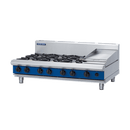 Blue Seal 1200mm Gas Cooktop 8 Burner Bench Model - 6B 300mm Griddle 188MJ/Hr