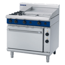 Blue Seal 900mm Gas Range Electric Static Oven 6 Burner 2/1GN - 2B 600mm Griddle 126MJ/Hr