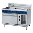 Blue Seal 1200mm Gas Range Electric Static Oven 8 Burner 2/1GN - 2B 900mm Griddle 116MJ/Hr
