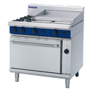 Blue Seal 900mm Gas Range Electric Convection Oven 6 Burner 2/1GN - 2B 600mm Griddle 126MJ/Hr