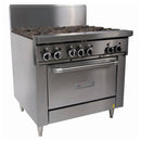 Garland Restaurant Range 900mm Wide 6 Burner w/ Oven Nat Gas
