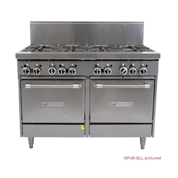 Garland Restaurant Range 1200mm Wide 4 Burner 600mm Grill w/ 2 Ovens Nat Gas